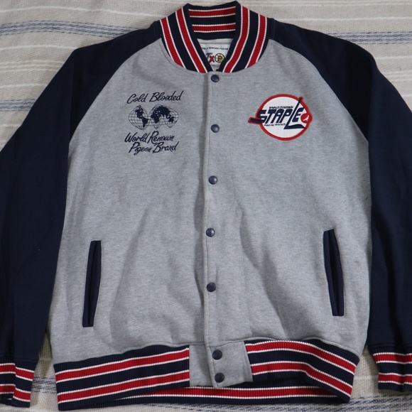 Staple Other - Vintage STAPLE PIGEON Varsity Bomber Jacket